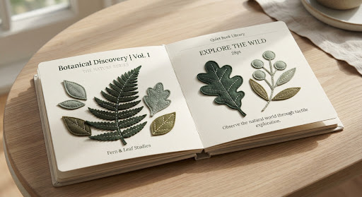 Hands-on quiet book activity for preschoolers